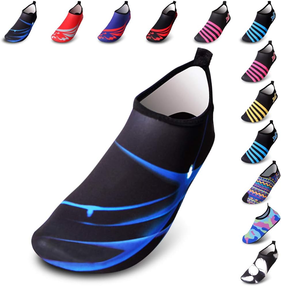 XMiniLife Water Shoes for Beach Swim Surf Swimming Stockings Hiking Climbing Women Yellow
