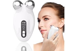 ZLDYPINK Microcurrent Facial Device, Microcurrent Face Massager for Lift Face & Tight Skin, Removal Facial Wrinkle & Anti-Aging, USB Microcurrent Face Lift Device to 2 Modes & 3 Gears, Best Gift (White)