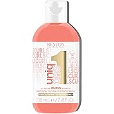 REVLON PROFESSIONAL UniqOne Curls Shampoo, 10-in-1 Sulfate-Free Formula for Curly Hair, Curl Defining, Controls Frizz, Hydrates, Color Safe & Vegan, 7.7 fl oz