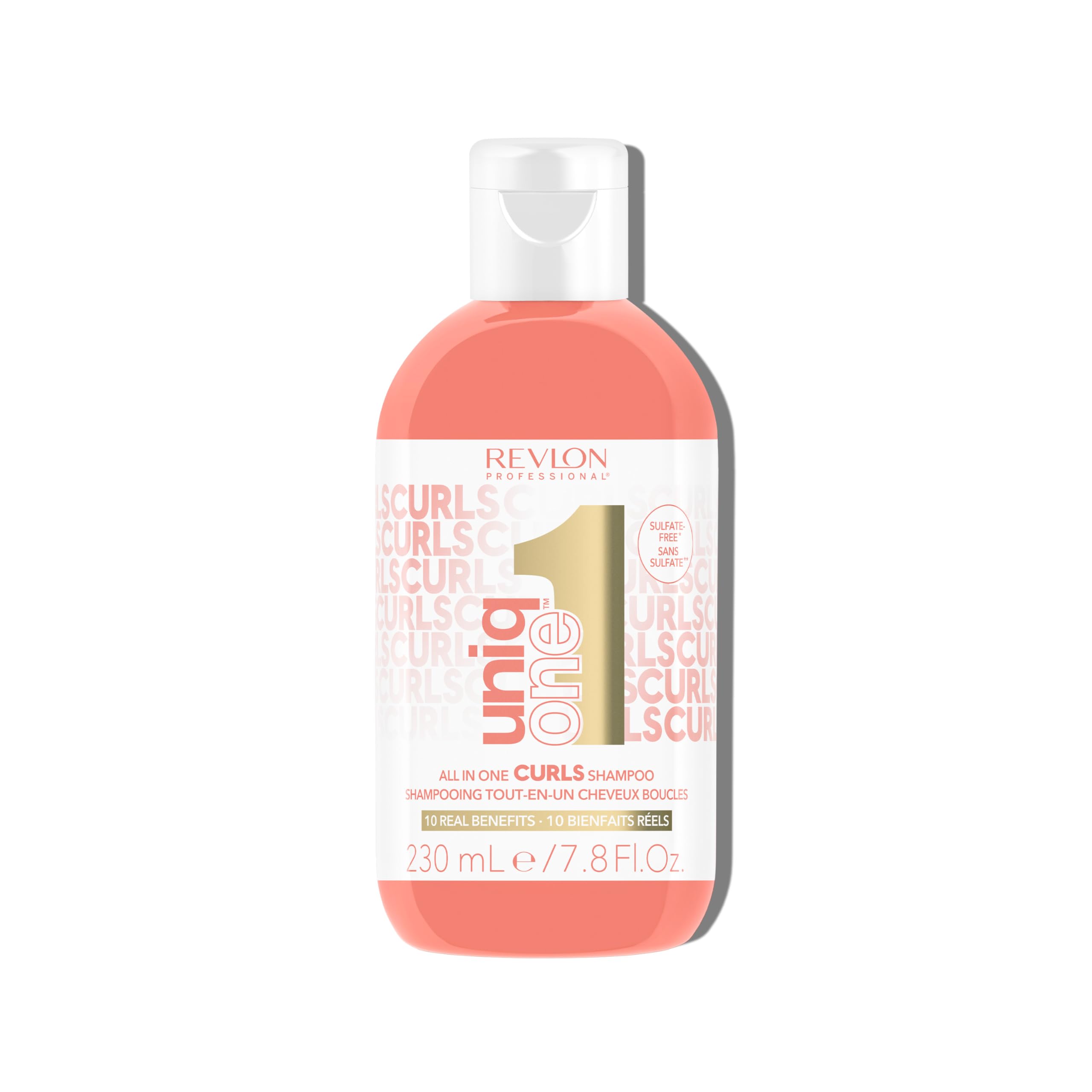 UniqOne - Vegan Sulfate-Free Shampoo for Curly, Wavy, and Coily Hair with 10 Benefits – 230ml