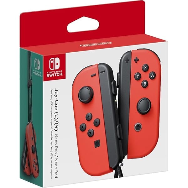 Amazon.com: Nintendo Joy-Con (L/R) - Neon Red