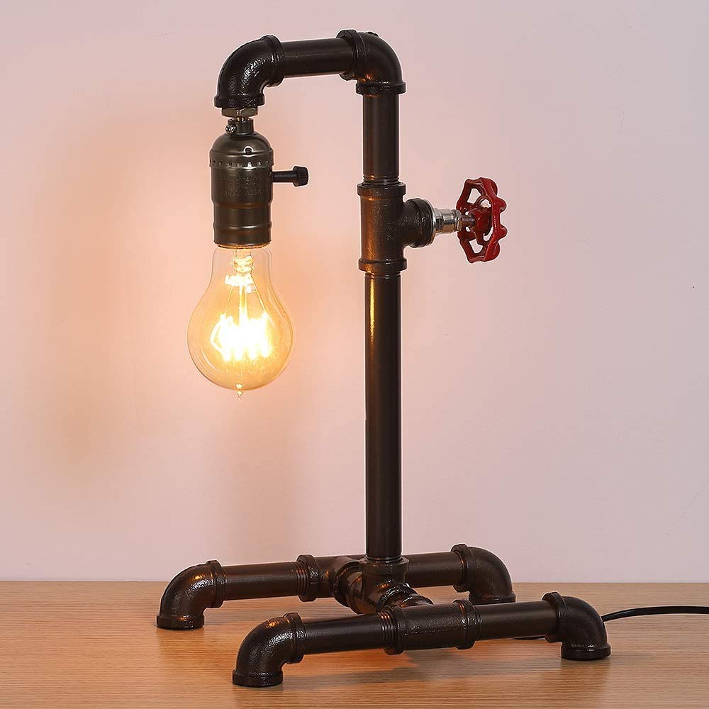 LIANTRAL Retro Table Lamp (Bulb Not Included)
