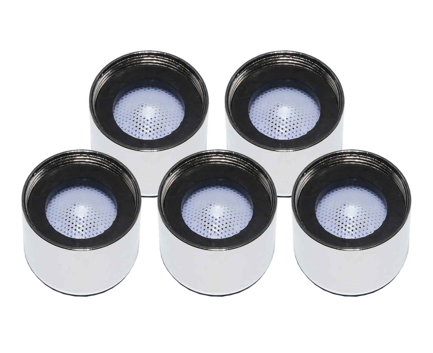 LOWENERGIE Replacement tap spout Aerator Nozzle - 22mm Female Thread (high Pressure) 6l. Pack Sizes (5)