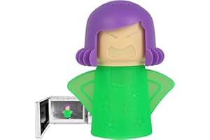 Spardar Angry Mama Microwave Oven Steam Cleaner, Microwave Cleaner Disinfects With Vinegar and Water for Kitchens, The Fun and Easy Way to Steam Clean Crud with Amazing Results