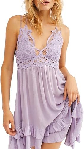 lavender slip dress