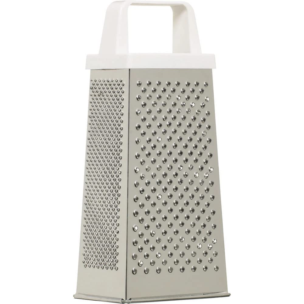 KitchenCraft 4 Sided Cheese Grater, Stainless Steel, 21 cm Tall, Silver