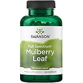 Swanson Full Spectrum Mulberry Leaf Herbal Supplement 500 mg 120 Capsules