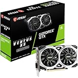 MSI Gaming GeForce GTX 1650 128-Bit HDMI/DP/DVI 4GB GDRR6 HDCP Support DirectX 12 VR Ready OC Graphics Card (GTX 1650 D6 Vent