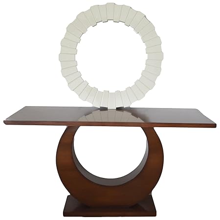 ACME Dressing Table (Brown and White)