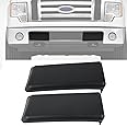 OKPARZ Replacement for Front Bumper Guard Pad Cap Inserts End Cover 2009-2014 F150 F-150 9L3Z17E810B Left Driver & Right Passenger Side