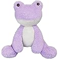 Doindute Purple Frog Stuffed Animal, 8.5 Inches Plush Frog Toy, Soft Cuddly Plushie Hugger Toy for Boys Girls, Gifts for Kids or Girlfriend
