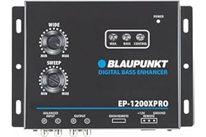 BLAUPUNKT EP-1200XPRO Digital Bass Enhancer Processor - Digital Sound Restoration, Maximizer & Reproducer - Car Audio Booster