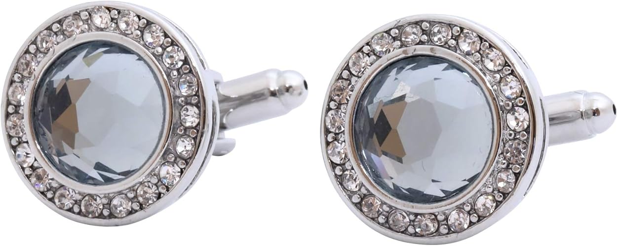 Amazon Perfetto カフスボタン メンズ カフス セット ブランド 結婚式 クリスタル 高級 オシャレ 男性 プレゼント ギフトボックス付き カフス 通販