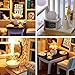 Kisoy Romantic and Cute Dollhouse Miniature DIY House Kit Creative Room Perfect DIY Gift for Friends,Lovers and Families(Wait for The time) Plus Dust Proof Cover