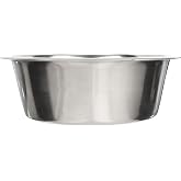 Neater Pet Brands 16 Cup (128 oz.) Stainless Steel Dog Bowls, 1 Single Large Dog Water Bowl or Food Bowl for Indoors or Outdoors, Metal Bowls for Large Breed, Dishwasher Safe Dish for Extra Big Dogs