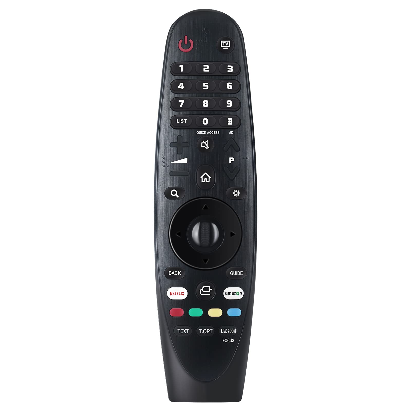 VINABTY AN-MR18BA Replacement IR Remote Control Compatible with LG Smart TV 43SK9000PUA 49SK9000PUA 50SK9000PUA 75SK9000PUA 65SK9000PUA 77SK9000PUA OLED75C8PUA (No Voice and Pointer function)
