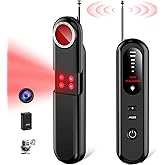 EVESKY Hidden Camera Detectors and Bug Detector,Rf Detector Camera and Audio Finder for Travel,Spy Camera Finder Scan for Hotels Room, GPS Tracker Device Detector for Car,5 Levels Sensitivity 3 Modes