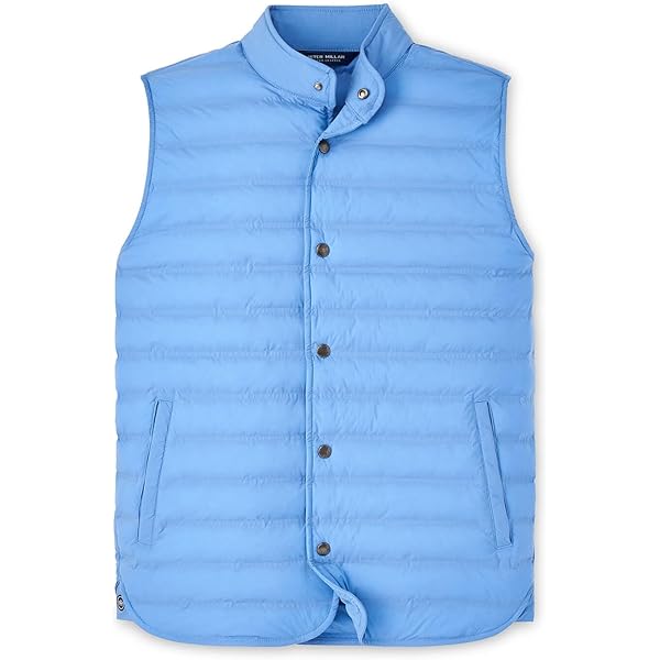 PETER MILLAR Whistler Reversible Insulated Vest, Atlantic Blue