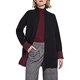 Lysse Nicolette Double Face Knit Cardigan - Black/Dark Plum - XL