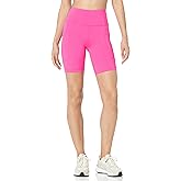 Amazon Essentials Women's Active Sculpt Moisture-Wicking High Waist Biker Shorts with Pockets