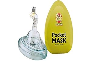 LAERDAL Laerdral 82001933 Pocket Basic Mask with Yellow Hard Plastic Case