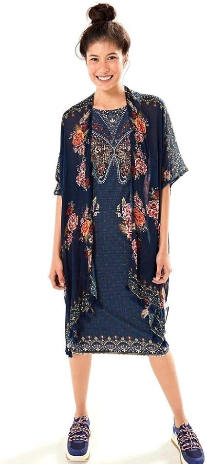 vestido midi borboleta mistica