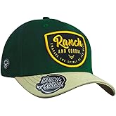 Snapback Cap Adjustable Ranch Classic 34, Black, 3-5 3/8