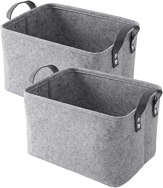 Tongliang Filzkorb, Aufbewahrungsbox, faltbar, Wäschekorb
