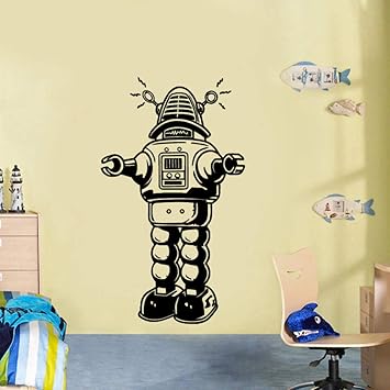 Decoracion De Pared Robot Pegatinas Artes Y Artesanias De Bricolaje