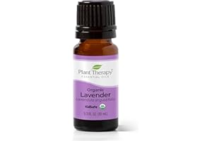 Plant Therapy Organic Lavender Essential Oil 100% Pure, USDA Certified Organic, Undiluted, Natural Aromatherapy, Therapeutic 