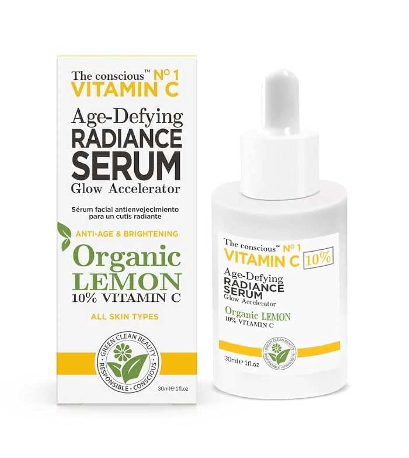 Vitamin C Age-Defying Radiance serum Organic Lemon 30 ml