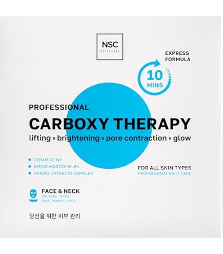 Kit Masque Visage CO2 Therapy DJ Carbon - 2 Boîtes (10 Gels + 10 Feuilles) - Neuf