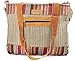 Mato Boho Bohemian Sling Crossbody Shoulder Tote Handmade Brown Aztec Tribal Pattern Womens Bag with Zipper & Adjustable Strap