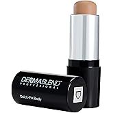 Dermablend Quick-Fix Body Makeup Full Coverage Foundation Stick, Water-Resistant Body Concealer for Imperfections & Tattoos, 0.42 Oz