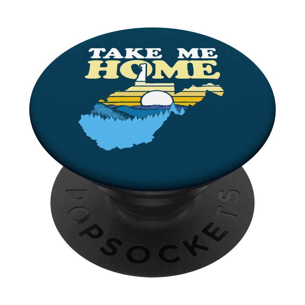 West Virginia Outdoors Take Me Home Mountains PopSockets Grip and Stand for Phones and Tablets