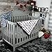 Dear Baby Gear Baby Blankets, Woodland Adventure Bear Moose Lumberjack Plaid, Minky Black, 32 Inches by 32 Inches