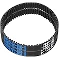 uxcell 2pcs HTD-5M Rubber Timing Belt 72 Teeth, 360mm Pitch Length x 15mm Width x 3.6mm Height, Closed Loop Pulley Timing Belt