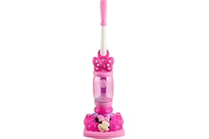Disney Junior Minnie Mouse Twinkle Bows Play Vacuum with Lights and Realistic Sounds, Kids Toys for Ages 3 Up by Just Play