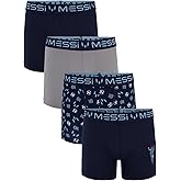 MESSI BOYS 4PK STRETCH BOXER BRIEFS