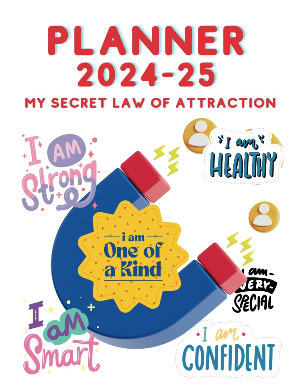 LAW OF ATTRACTION PLANNER 2024-25: A4 SIZE HARDCOVER , ORGANISER FOR YOUR TIME