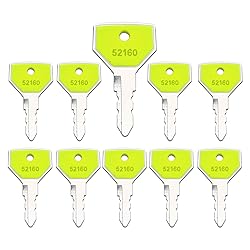 10PCS Yanmar 52160 Heavy Equipment Keys for