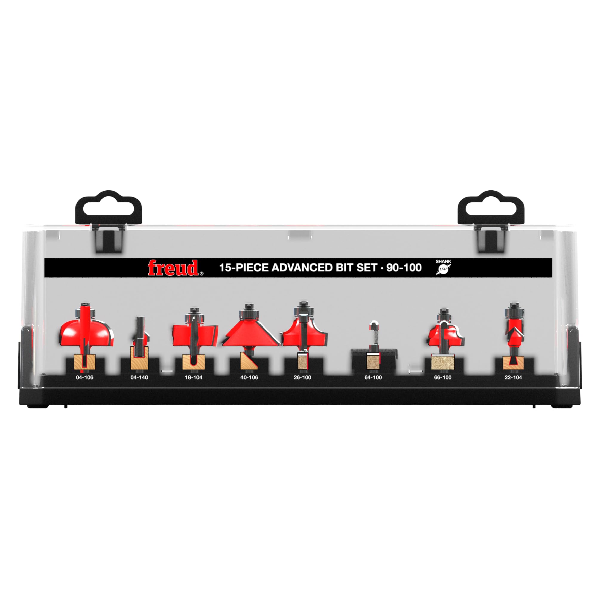 Freud 90-100: Juego de puntas avanzadas de 15 piezas