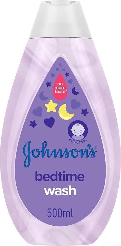 Johnson's Baby Bedtime Wash 500 ml No More Tears Gentle Skin Hypoallergenic