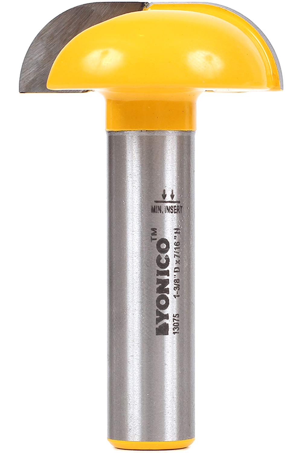 Yonico 13075 1-1/2-Inch Cove Faux Panel CNC Cabinet Door Raised Panel Router Bit 1/2-Inch Shank