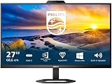 Philips 27E1N5600HE 27 Inch QHD LCD Monitor with Windows Hello Webcam IPS view 2