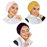 3 PCS Band Turban for Women, Breathable Instant