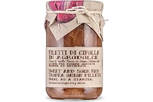 ARTIGIANI DEI SAPORI - Red Tropea Calabrian Onions, 6.3 oz, Italian Sweet and Sour Red Onion, Product of Italy