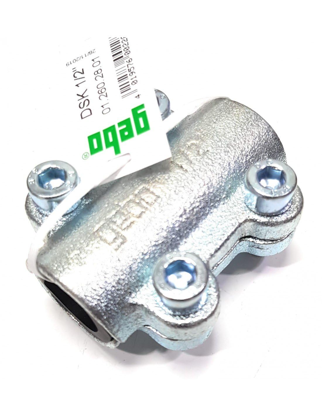 Gebo 1/2 inch DC Short Steel Seal Clamp