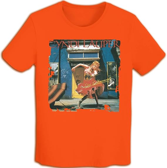 Amazon Co Jp ｔシャツ メンズ 半袖 おしゃれ シンディ ローパー She S So Unusual Cyndi Lauper プリント ホワイト 服 ファッション小物