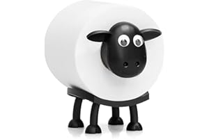 Toilet Roll Holder, Sheep Design Funny Toilet Paper Holder Free Standing, Tissue Paper Roll Storage for Bathroom Decor ﻿